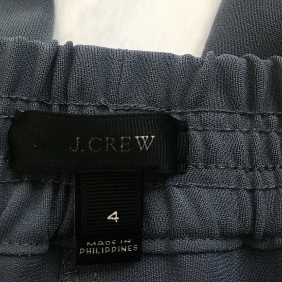 New Without Tags J. Crew Blue Gray Reese Pants, size 4. - Picture 6 of 7